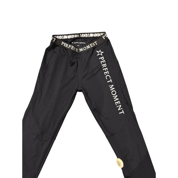 PERFECT MOMENT Black Thermal Leggings Pants Activewear - Picture 4 of 5